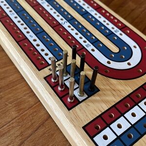 Crib Board with all pins (no cards)